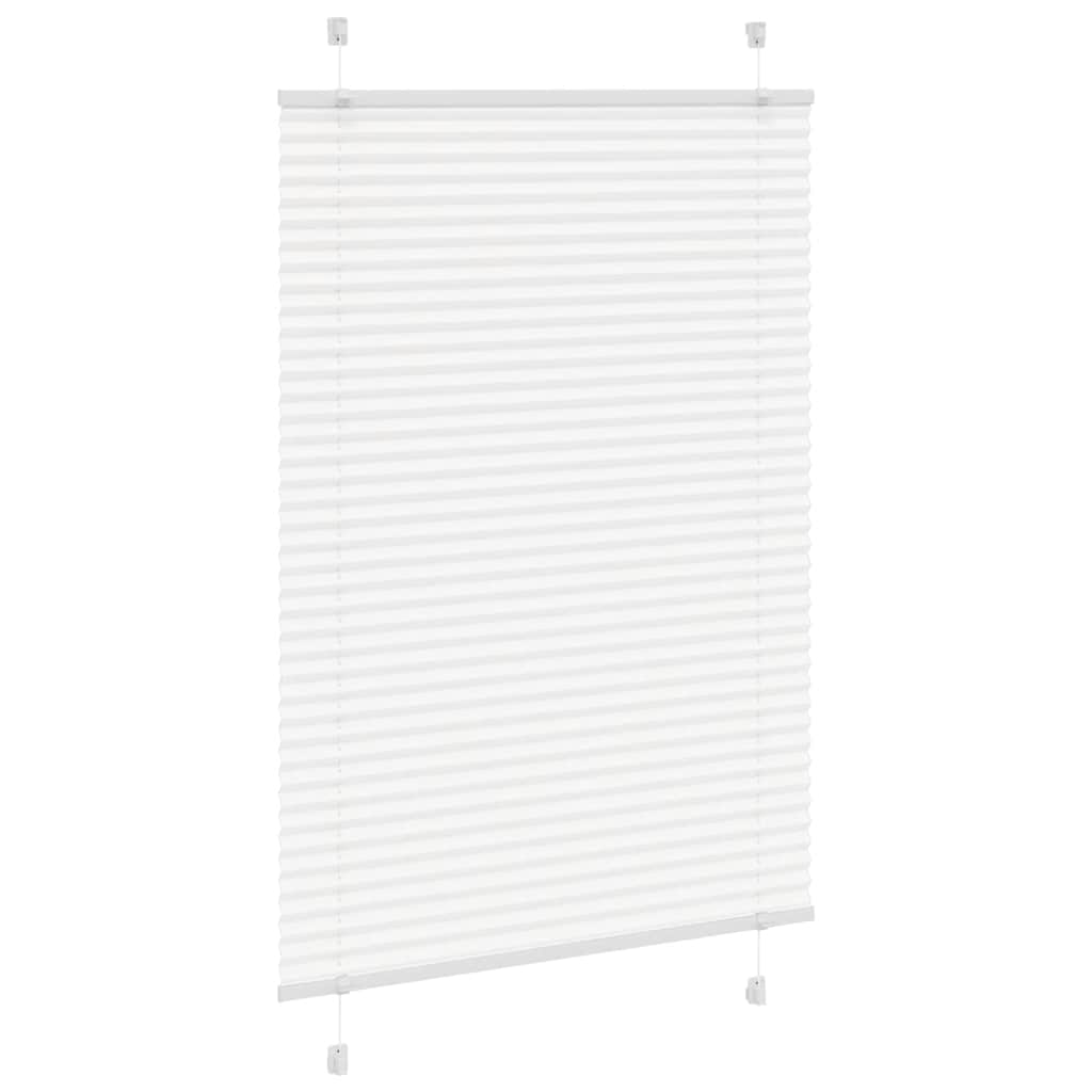 Tenda Plissettata Bianca 95x100 cm Larghezza Tessuto 94,4 cm