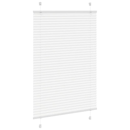 Tenda Plissettata Bianca 100x100 cm Larghezza Tessuto 99,4 cm | homemem39