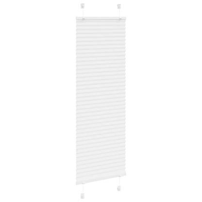Tenda Plissettata Bianca 40x150 cm Larghezza Tessuto 39,4 cm | homemem39