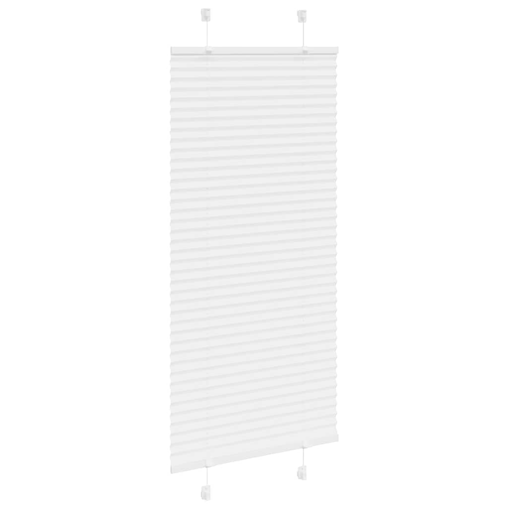 Tenda Plissettata Bianca 55x150 cm Larghezza Tessuto 54,4 cm | homemem39