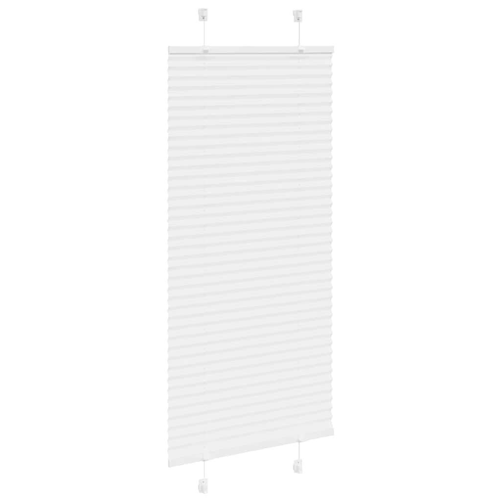 Tenda Plissettata Bianca 60x150 cm Larghezza Tessuto 59,4 cm