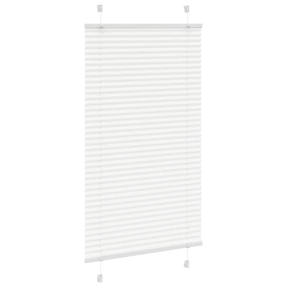 Tenda Plissettata Bianca 80x150 cm Larghezza Tessuto 79,4 cm