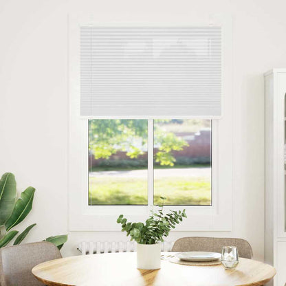 Tenda Plissettata Bianca 85x150 cm Larghezza Tessuto 84,4 cm | homemem39