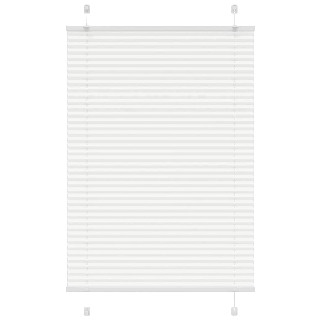 Tenda Plissettata Bianca 95x150 cm Larghezza Tessuto 94,4 cm