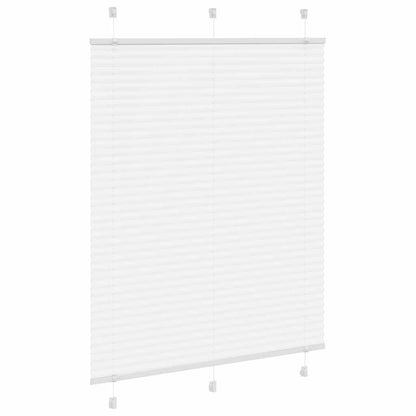 Tenda Plissettata Bianca 105x150 cm Larghezza Tessuto 104,4 cm | homemem39
