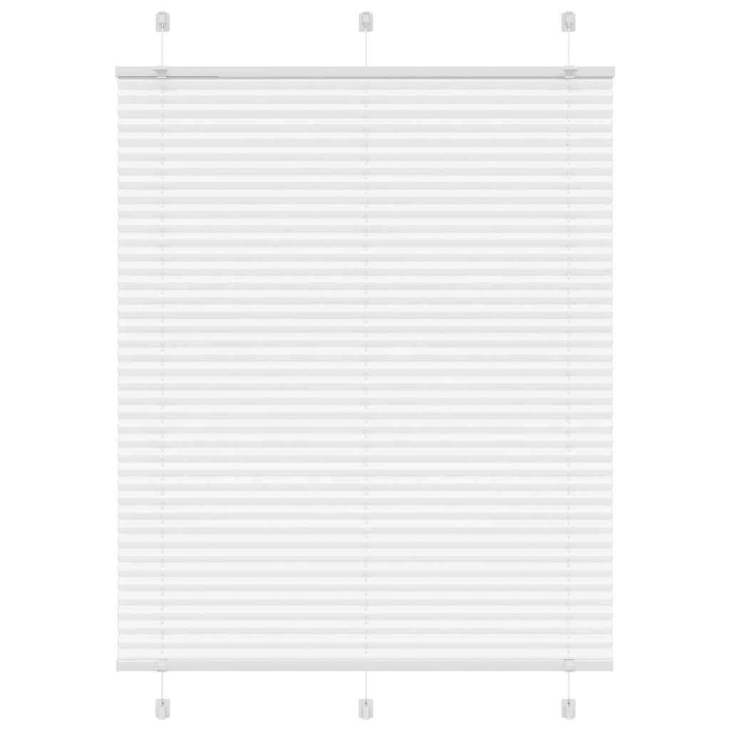 Tenda Plissettata Bianca 110x150 cm Larghezza Tessuto 109,4 cm