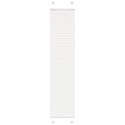 Tenda Plissettata Bianca 40x200 cm Larghezza Tessuto 39,4 cm