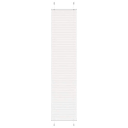 Tenda Plissettata Bianca 50x200 cm Larghezza Tessuto 49,4 cm