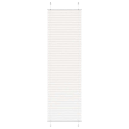 Tenda Plissettata Bianca 60x200 cm Larghezza Tessuto 59,4 cm