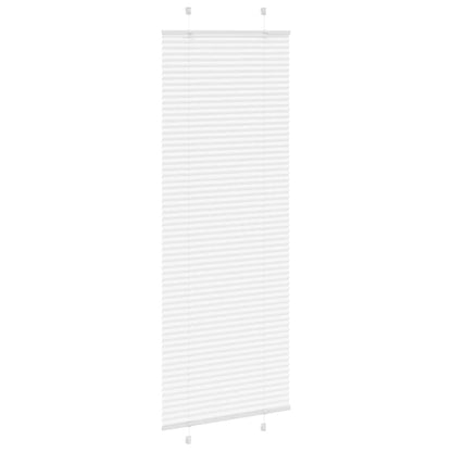 Tenda Plissettata Bianca 70x200 cm Larghezza Tessuto 69,4 cm