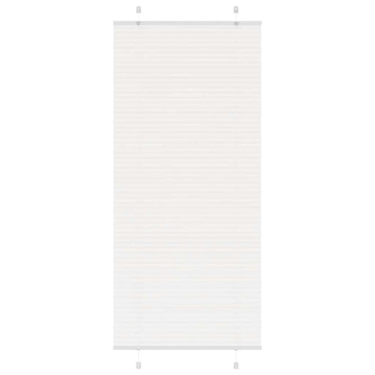 Tenda Plissettata Bianca 85x200 cm Larghezza Tessuto 84,4 cm