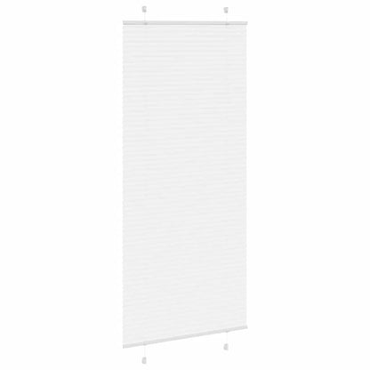 Tenda Plissettata Bianca 85x200 cm Larghezza Tessuto 84,4 cm | homemem39