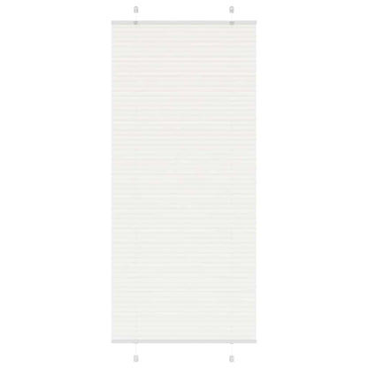 Tenda Plissettata Bianca 95x200 cm Larghezza Tessuto 94,4 cm