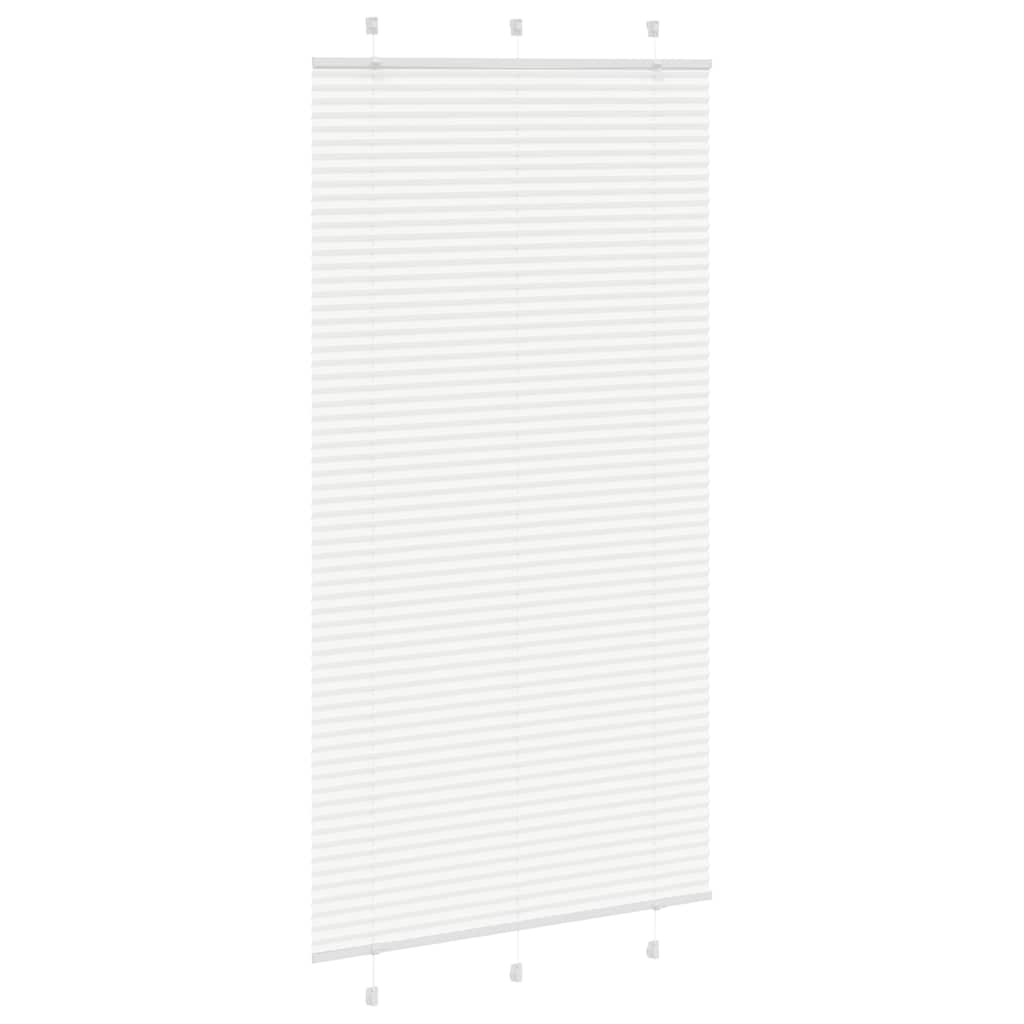 Tenda Plissettata Bianca 105x200 cm Larghezza Tessuto 104,4 cm | homemem39