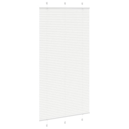 Tenda Plissettata Bianca 105x200 cm Larghezza Tessuto 104,4 cm
