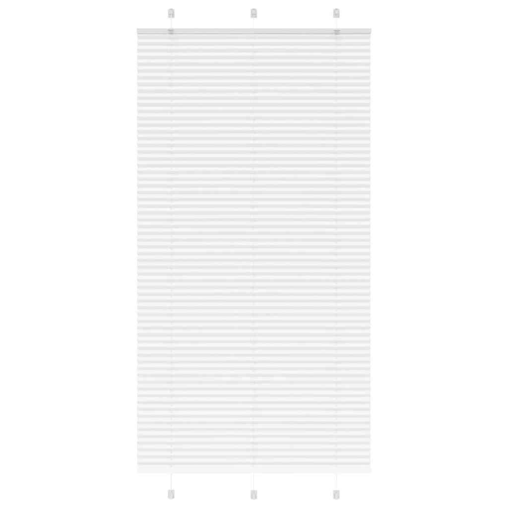 Tenda Plissettata Bianca 110x200 cm Larghezza Tessuto 109,4 cm