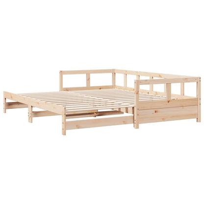 Dormeuse senza Materasso 90x190 cm in Legno Massello di Pino | homemem39