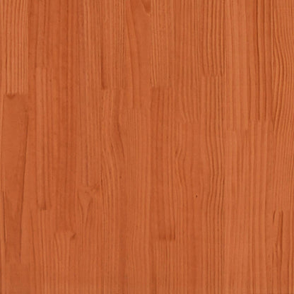 Dormeuse senza Materasso Marrone Cera 90x190 cm Legno di Pino