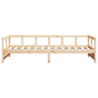 Dormeuse Naturale 80x200 cm in Legno Massello di Pino | homemem39