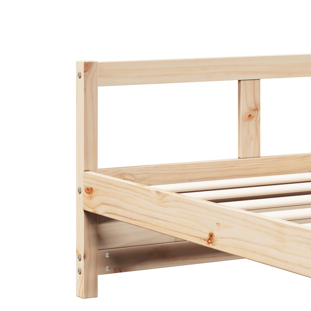 Dormeuse Naturale 80x200 cm in Legno Massello di Pino | homemem39