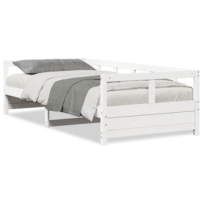 Dormeuse senza Materasso Bianca 80x200 cm Legno Massello Pino | homemem39