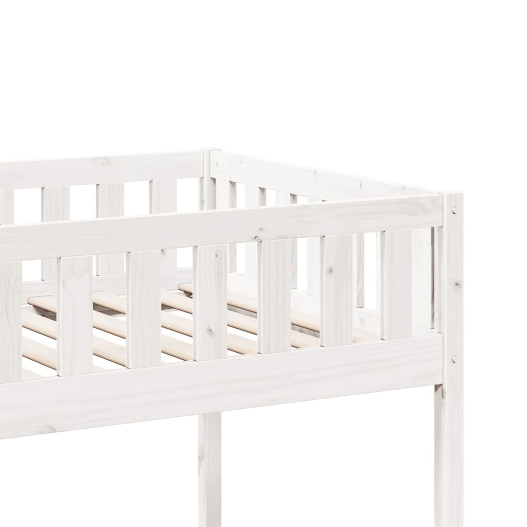 Letto per Bambini senza Materasso Bianco 80x200cm Massello Pino - homemem39