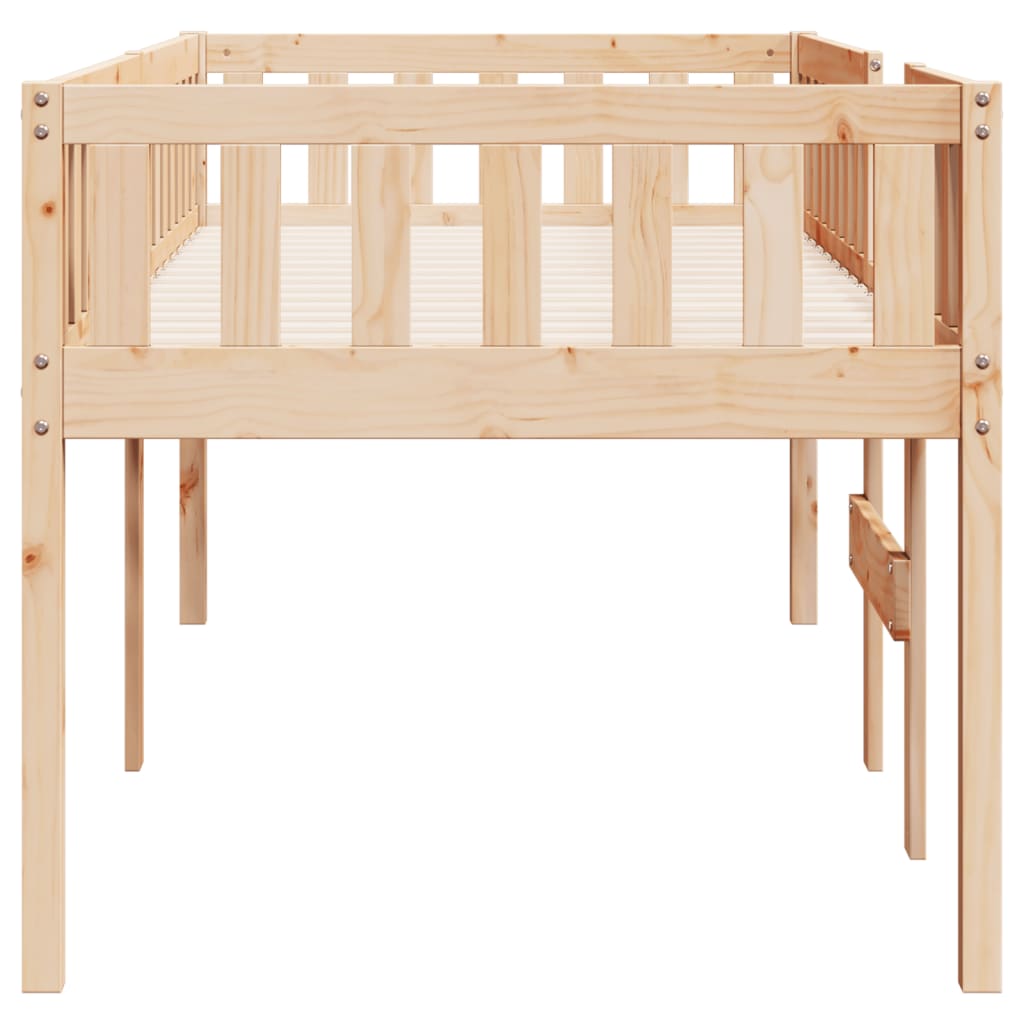 Letto per Bambini senza Materasso 90x200 cm Legno Massello Pino - homemem39