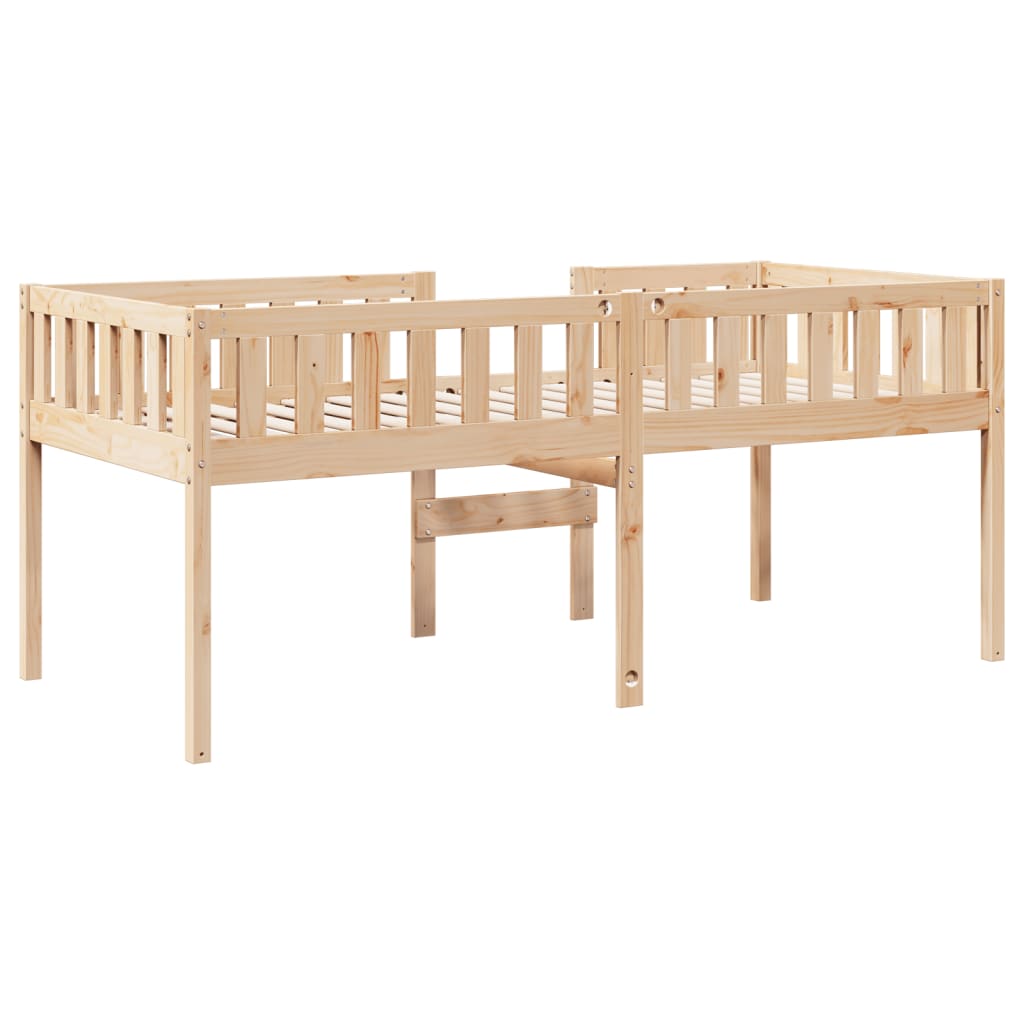 Letto per Bambini senza Materasso 90x200 cm Legno Massello Pino - homemem39