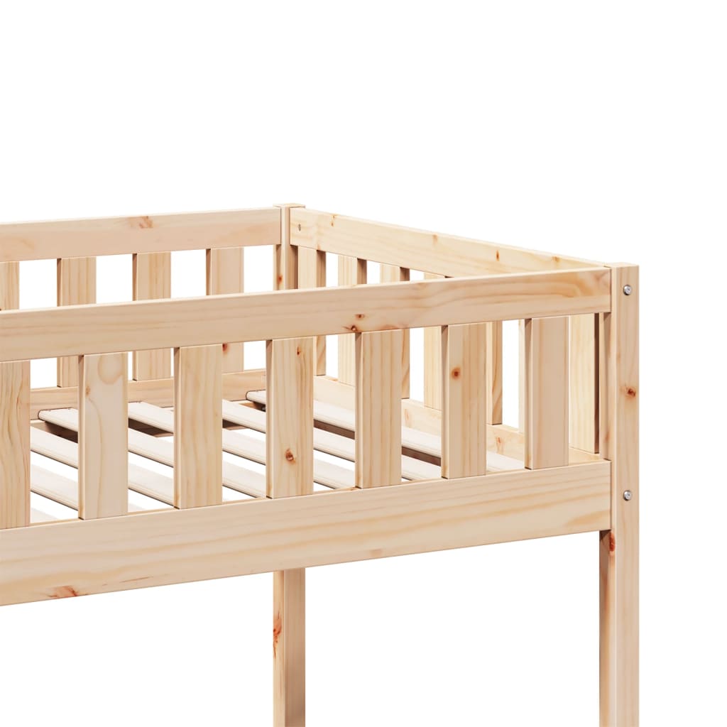 Letto per Bambini senza Materasso 90x200 cm Legno Massello Pino - homemem39