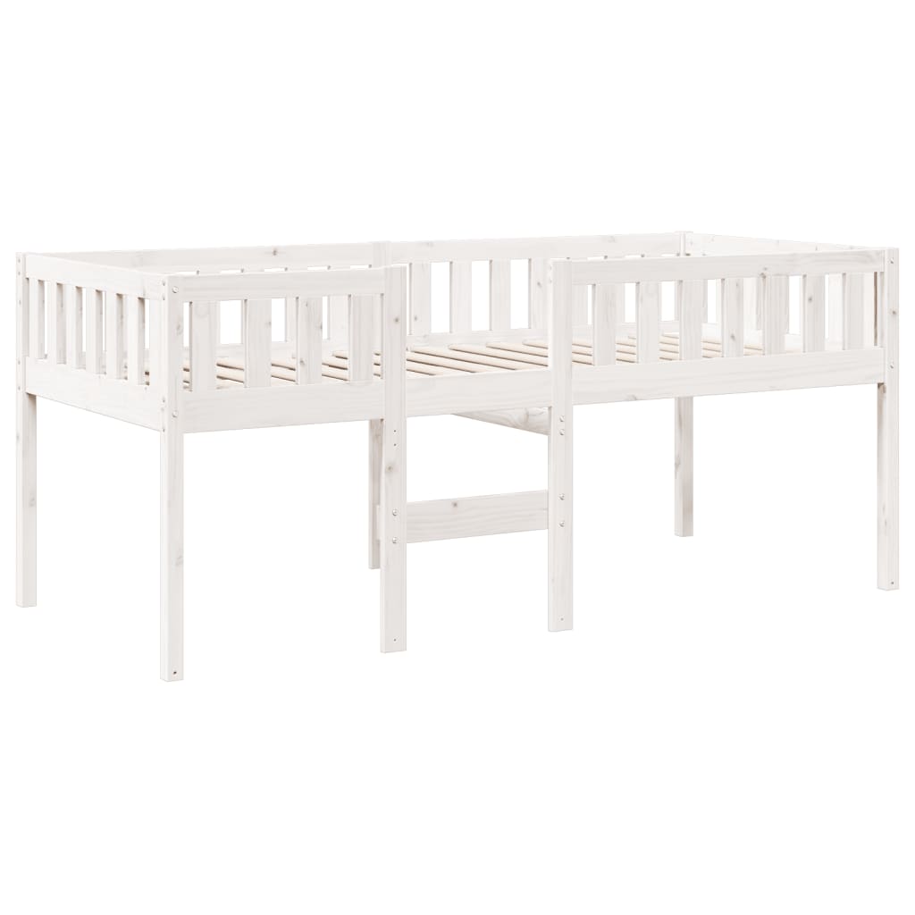 Letto per Bambini senza Materasso Bianco 90x190cm Massello Pino - homemem39