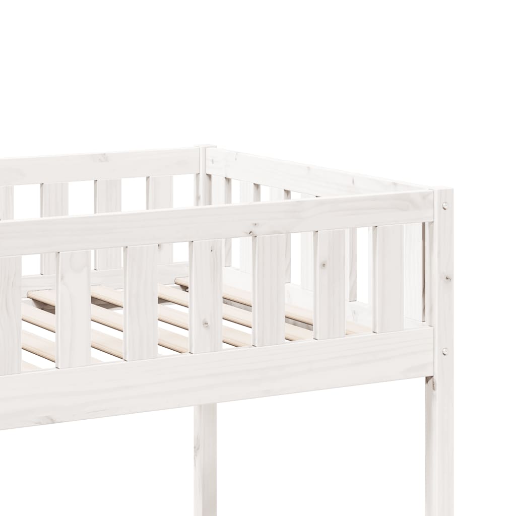 Letto per Bambini senza Materasso Bianco 90x190cm Massello Pino - homemem39