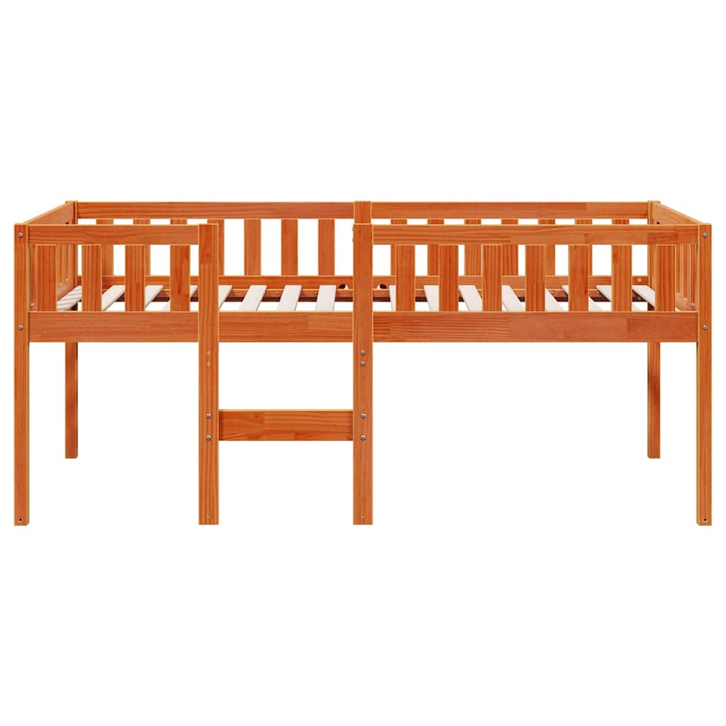 Letto Bambini senza Materasso Marrone Cera 90x190 cm Legno Pino | homemem39