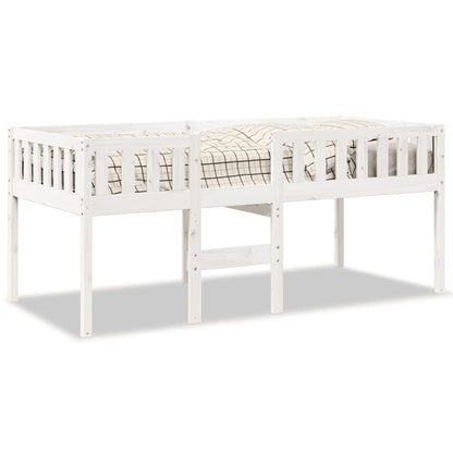 Letto per Bambini senza Materasso Bianco 75x190cm Massello Pino - homemem39