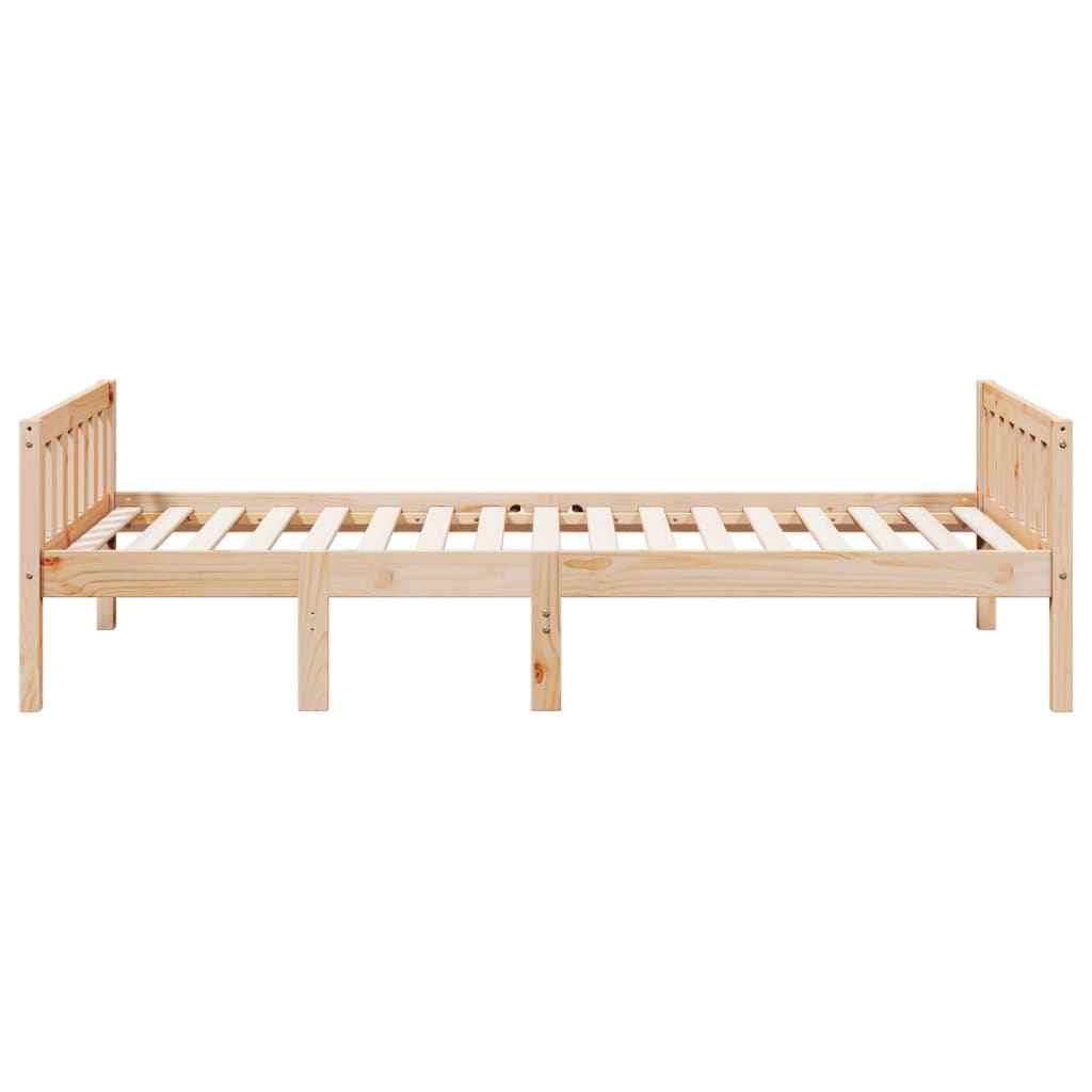 Letto per Bambini senza Materasso 80x200 cm Legno Massello Pino - homemem39