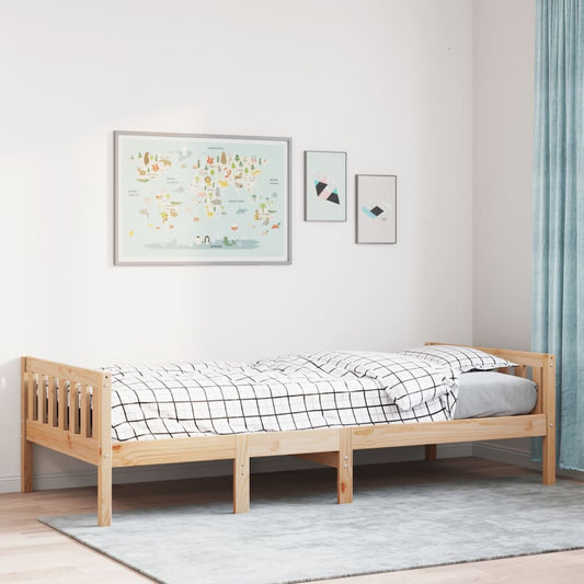 Letto per Bambini senza Materasso 80x200 cm Legno Massello Pino | homemem39