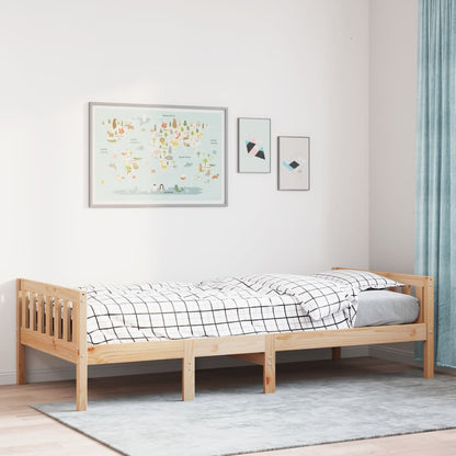 Letto per Bambini senza Materasso 80x200 cm Legno Massello Pino - homemem39