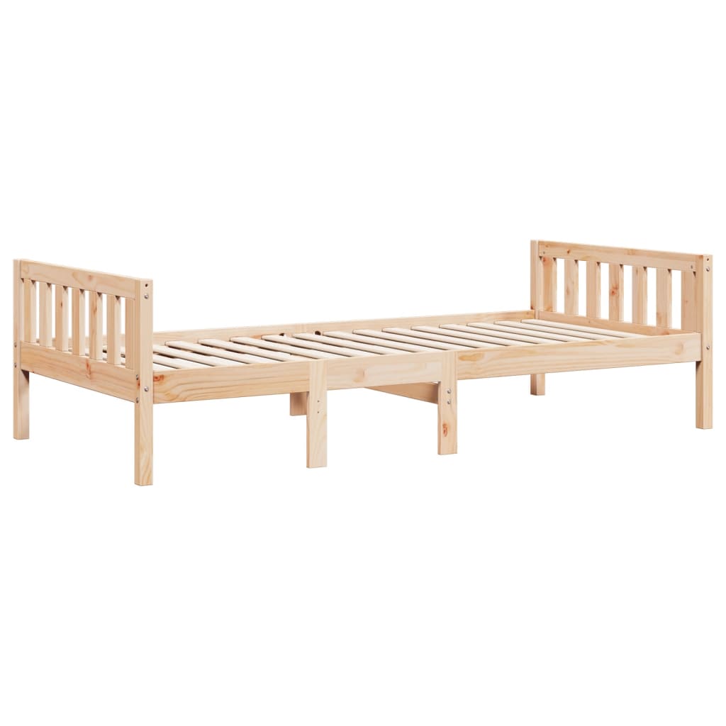 Letto per Bambini senza Materasso 90x190 cm Legno Massello Pino - homemem39