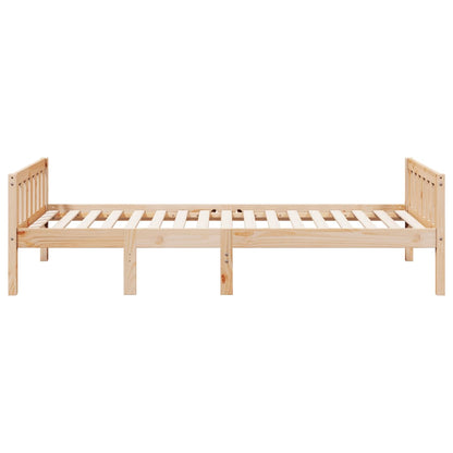 Letto per Bambini senza Materasso 90x190 cm Legno Massello Pino - homemem39