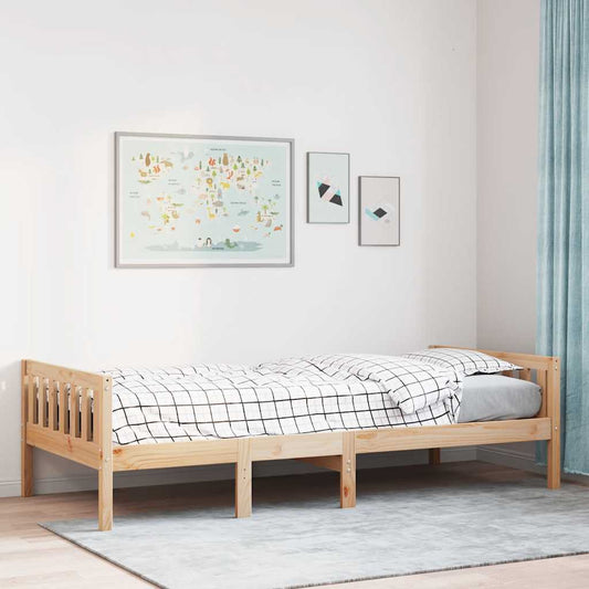 Letto per Bambini senza Materasso 90x190 cm Legno Massello Pino | homemem39