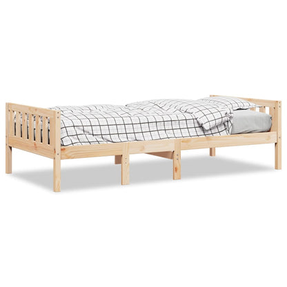 Letto per Bambini senza Materasso 75x190 cm Legno Massello Pino - homemem39