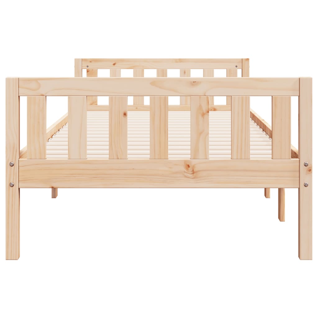 Letto per Bambini senza Materasso 75x190 cm Legno Massello Pino - homemem39