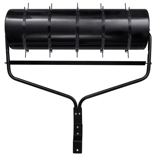 Rullo da Giardino con Aeratore a Morsetti Nero 63 L in Ferro - homemem39