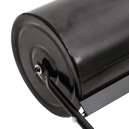 Rullo da Giardino trainabile con Aeratore a Morsetti Nero 63 L in Ferro | homemem39