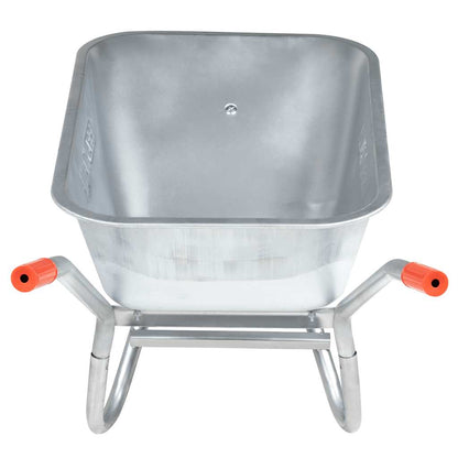 Carriola 90 L 150 kg in Acciaio Zincato e Plastica - homemem39