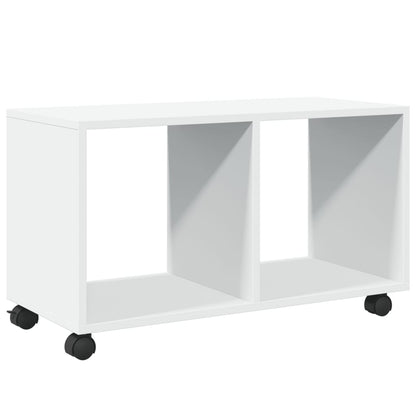 Mobiletto con Ruote Bianco 72x33x42,5 cm in Truciolato | homemem39