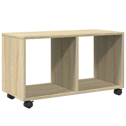 Mobiletto con Ruote Rovere Sonoma 72x33x42,5 cm in Truciolato | homemem39