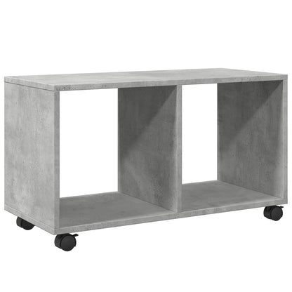 Mobiletto con Ruote Grigio Cemento 72x33x42,5 cm in Truciolato | homemem39