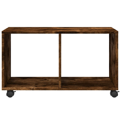 Mobiletto con Ruote Rovere Fumo 72x33x42,5 cm in Truciolato | homemem39