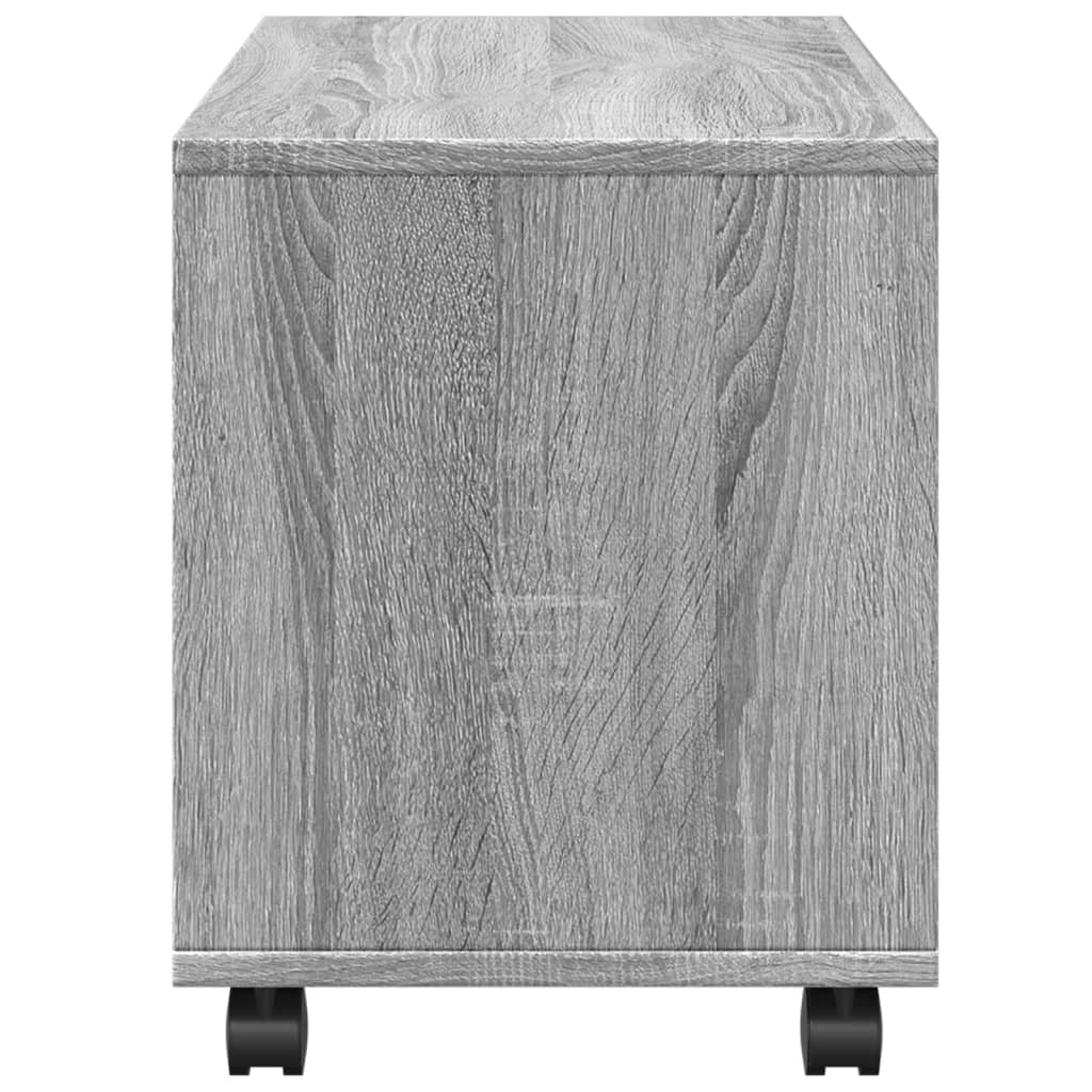 Mobiletto con Ruote Grigio Sonoma 72x33x42,5 cm in Truciolato | homemem39