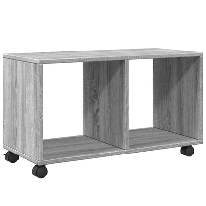 Mobiletto con Ruote Grigio Sonoma 72x33x42,5 cm in Truciolato - homemem39